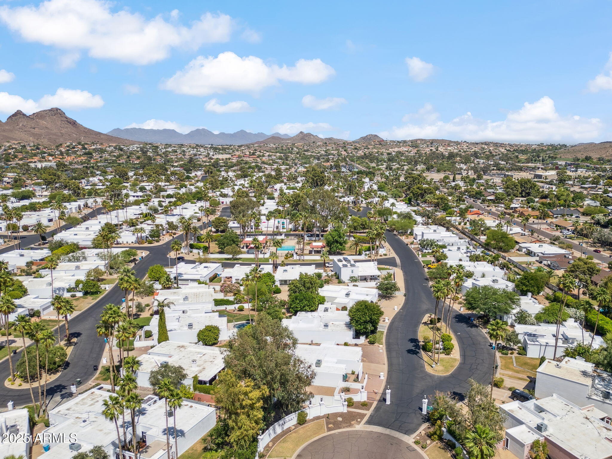 113 East Boca Raton Road Phoenix, AZ 85022 - Photo 53 of 57 an aerial view of residential houses with outdoor space