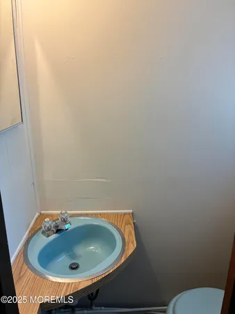 a bathroom with a sink and a toilet