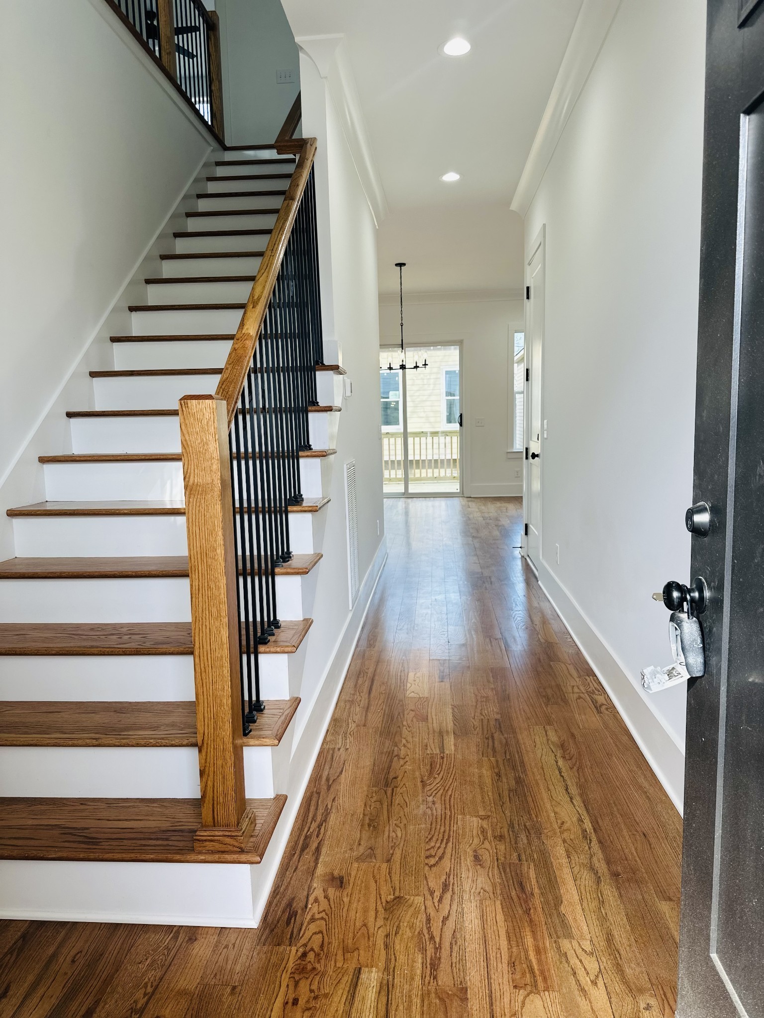 4334 Old Goins Road Nashville, TN 37211 - Photo 11 of 74 a view of entryway and hall with wooden floor