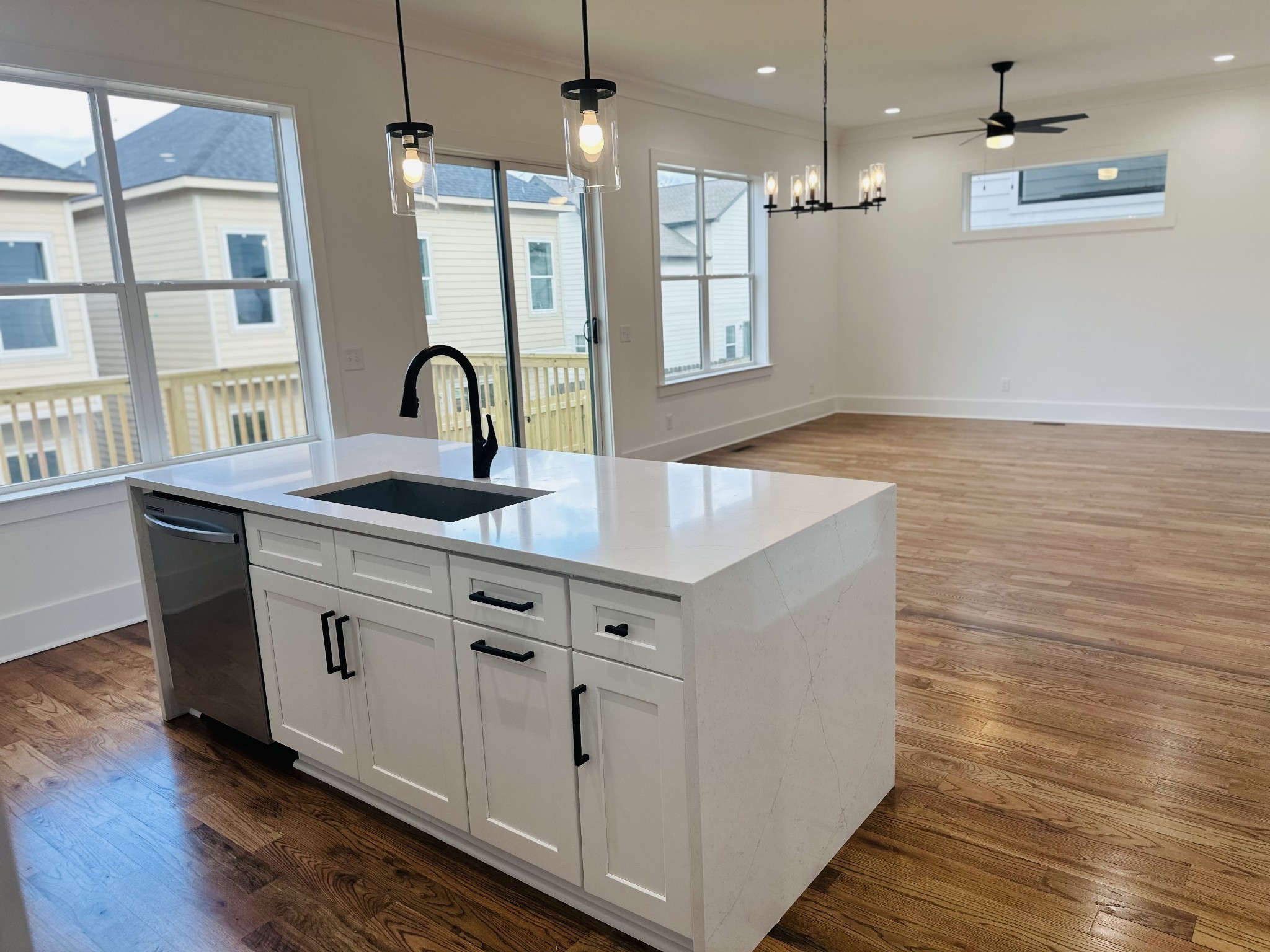 4334 Old Goins Road Nashville, TN 37211 - Photo 23 of 74 a kitchen with stainless steel appliances granite countertop a sink dishwasher a stove with wooden floor