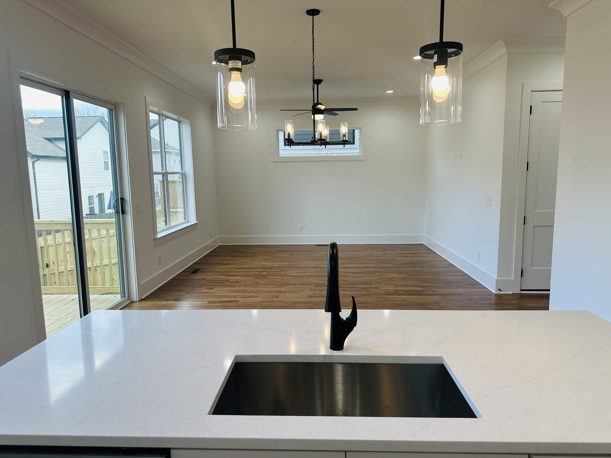 4334 Old Goins Road Nashville, TN 37211 - Photo 28 of 74 a view of a kitchen with a sink a window and wooden floor