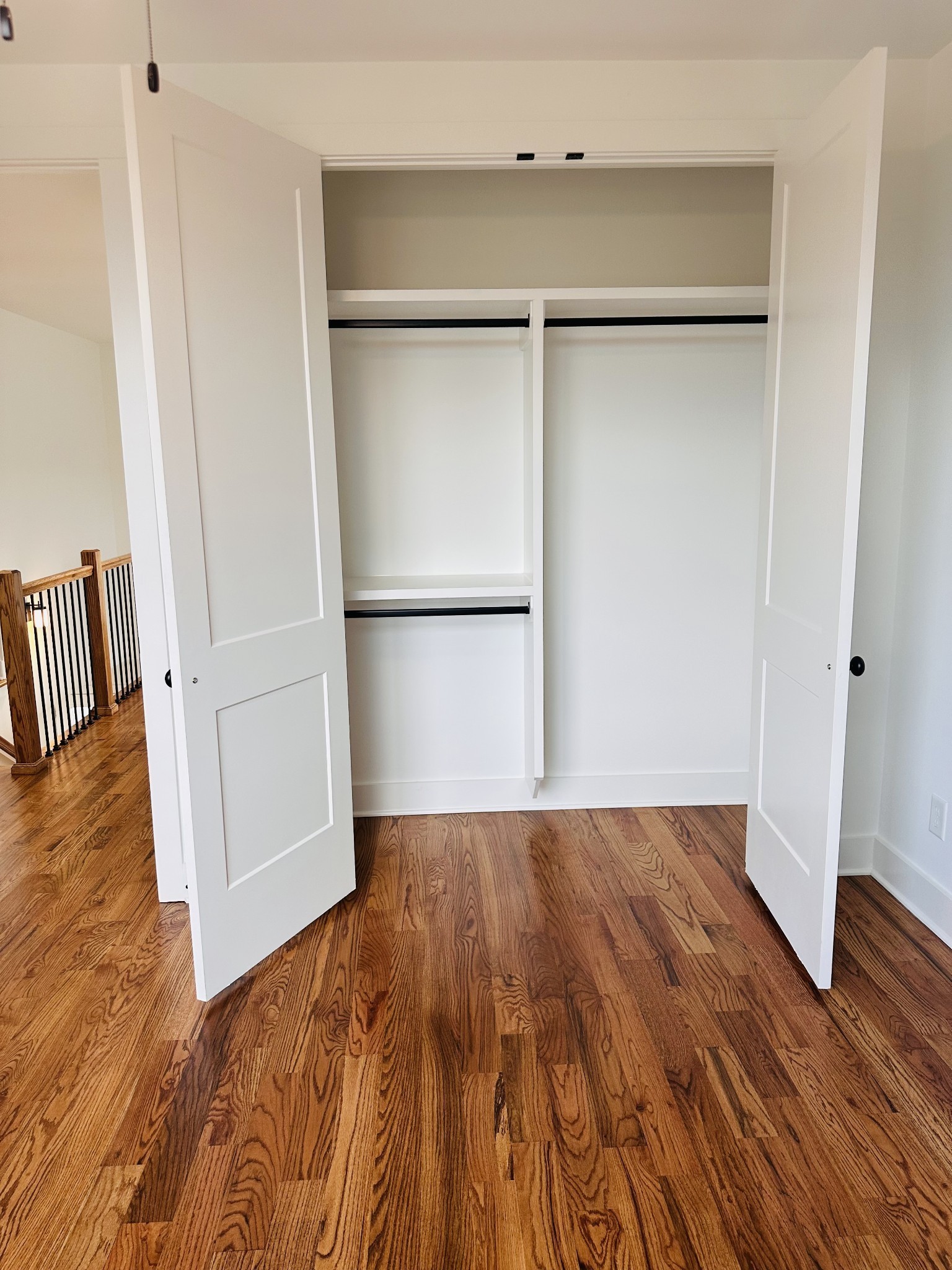 4334 Old Goins Road Nashville, TN 37211 - Photo 46 of 74 a view of an empty room with wooden floor and a refrigerator