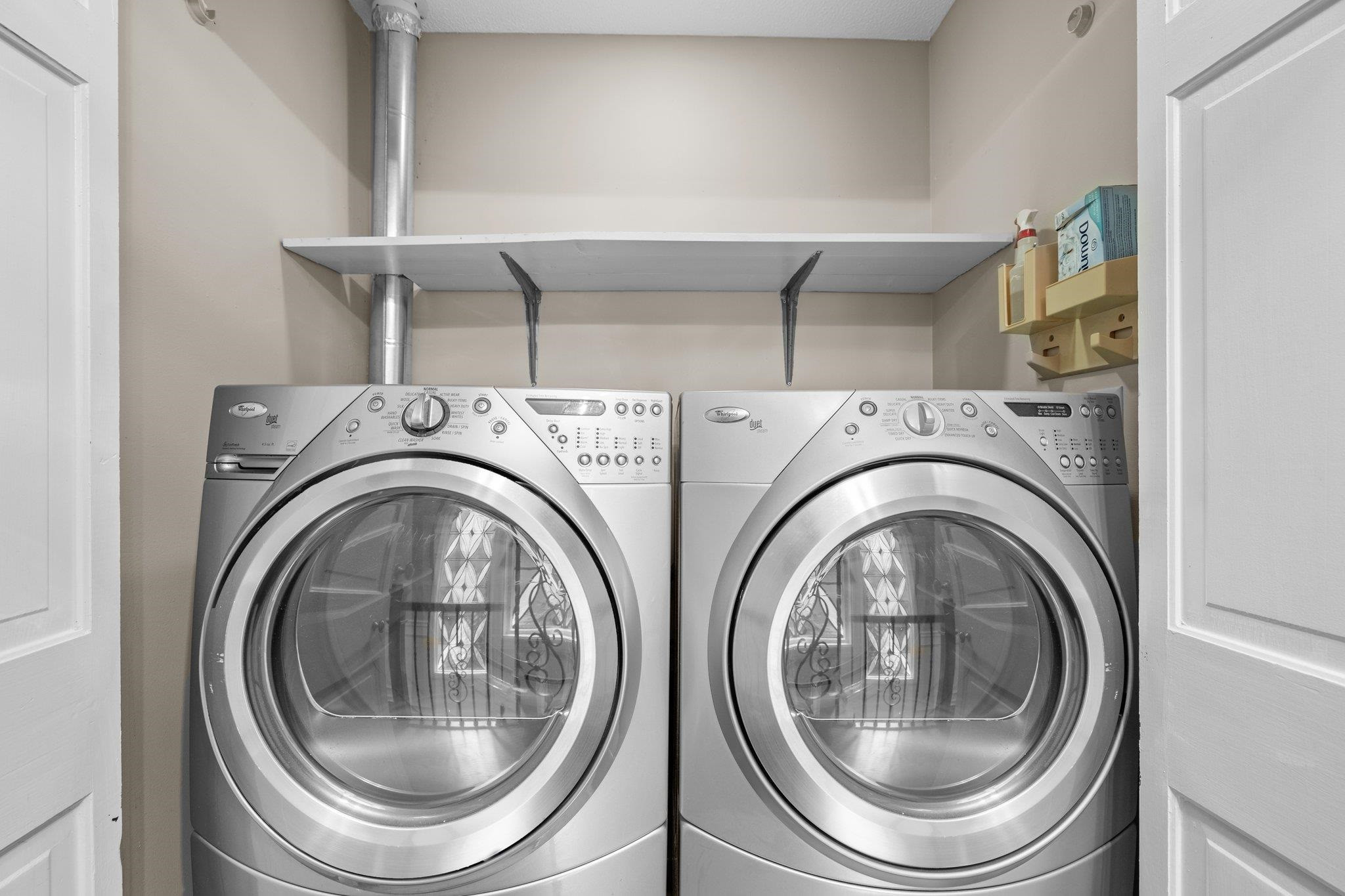 6305 Rushingbrook Drive Raleigh, NC 27612 - Photo 30 of 48 a utility room with dryer and washer