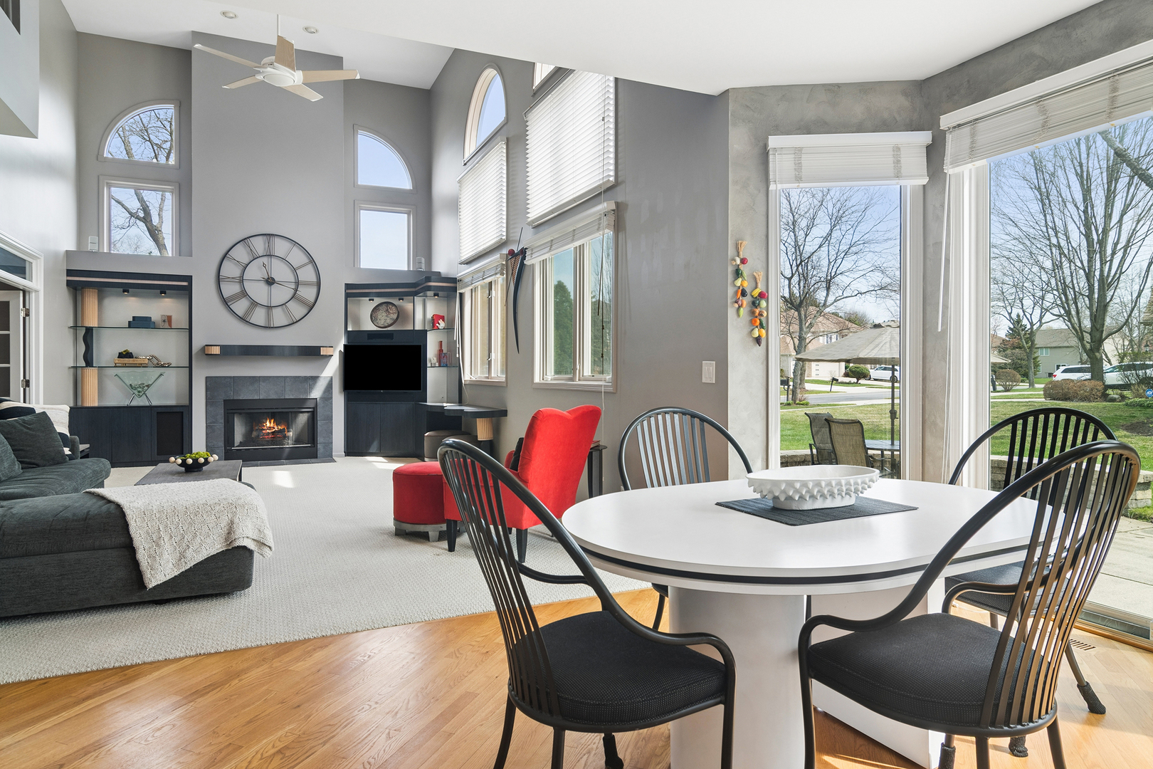 2038 Sheridan Road Buffalo Grove, IL 60089 - Photo 11 of 44 a view of a dining room with furniture window and wooden floor