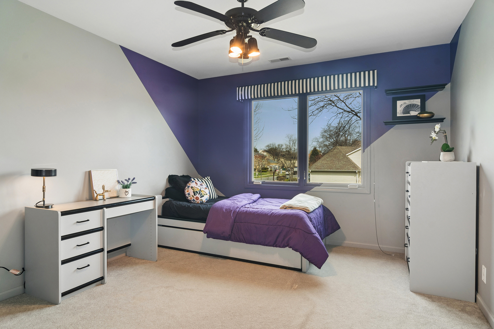 2038 Sheridan Road Buffalo Grove, IL 60089 - Photo 22 of 44 a bed room with a bed and a window