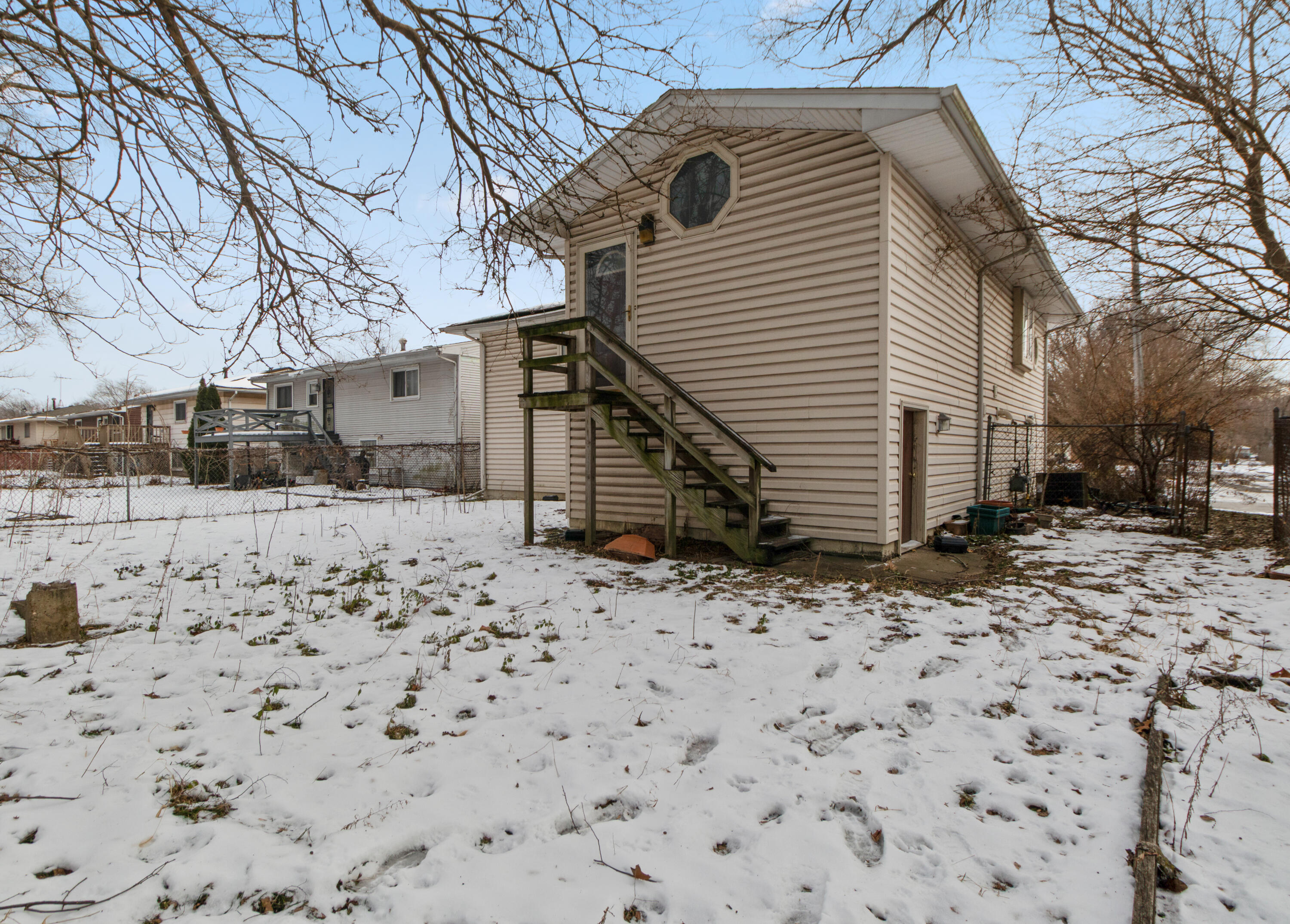 6610 East 3rd Avenue Gary, IN 46403 - Photo 21 of 24 a view of a backyard