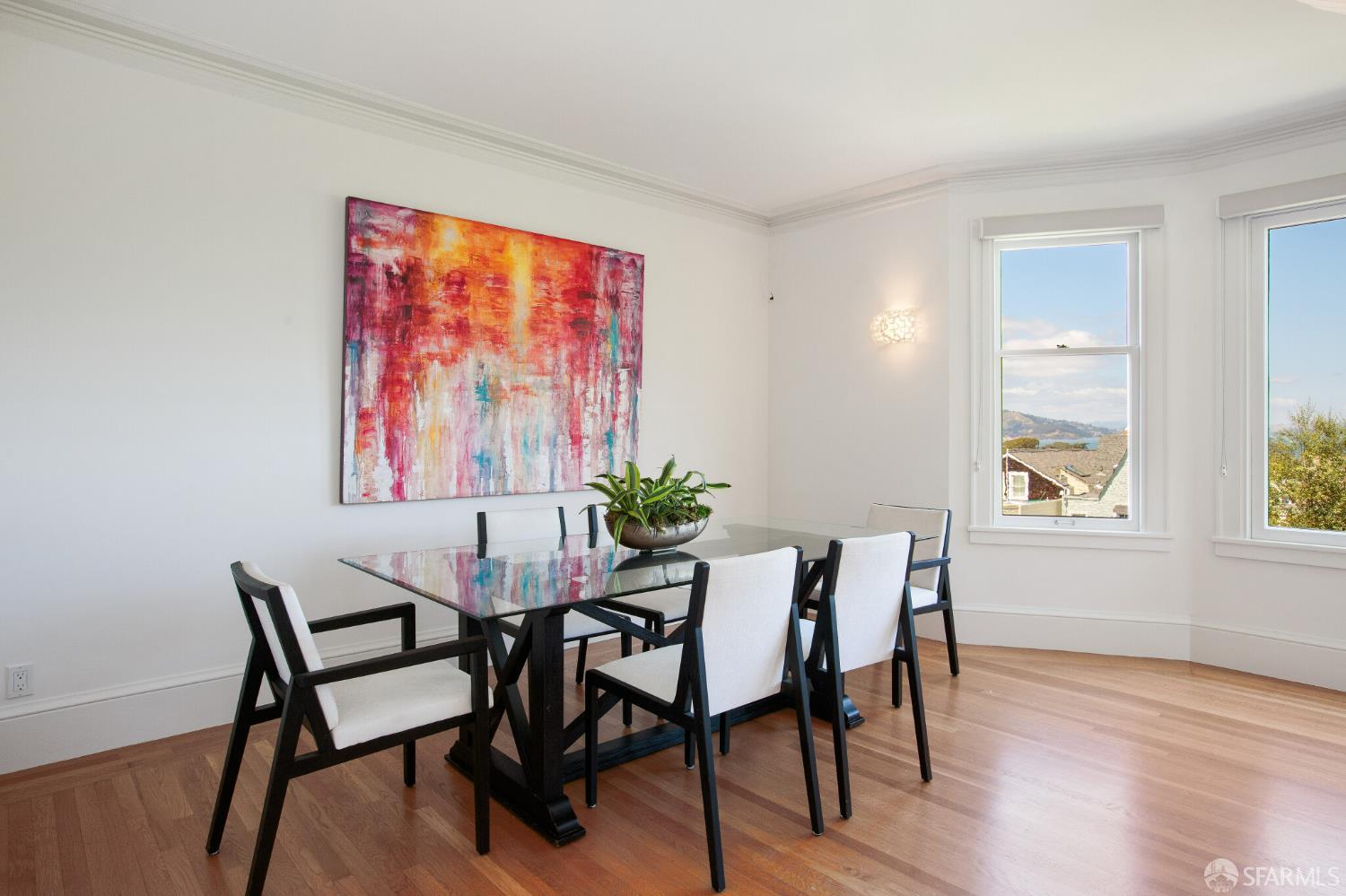 2740 Union Street San Francisco, CA 94123 - Photo 42 of 87 a view of a dining room with furniture and wooden floor