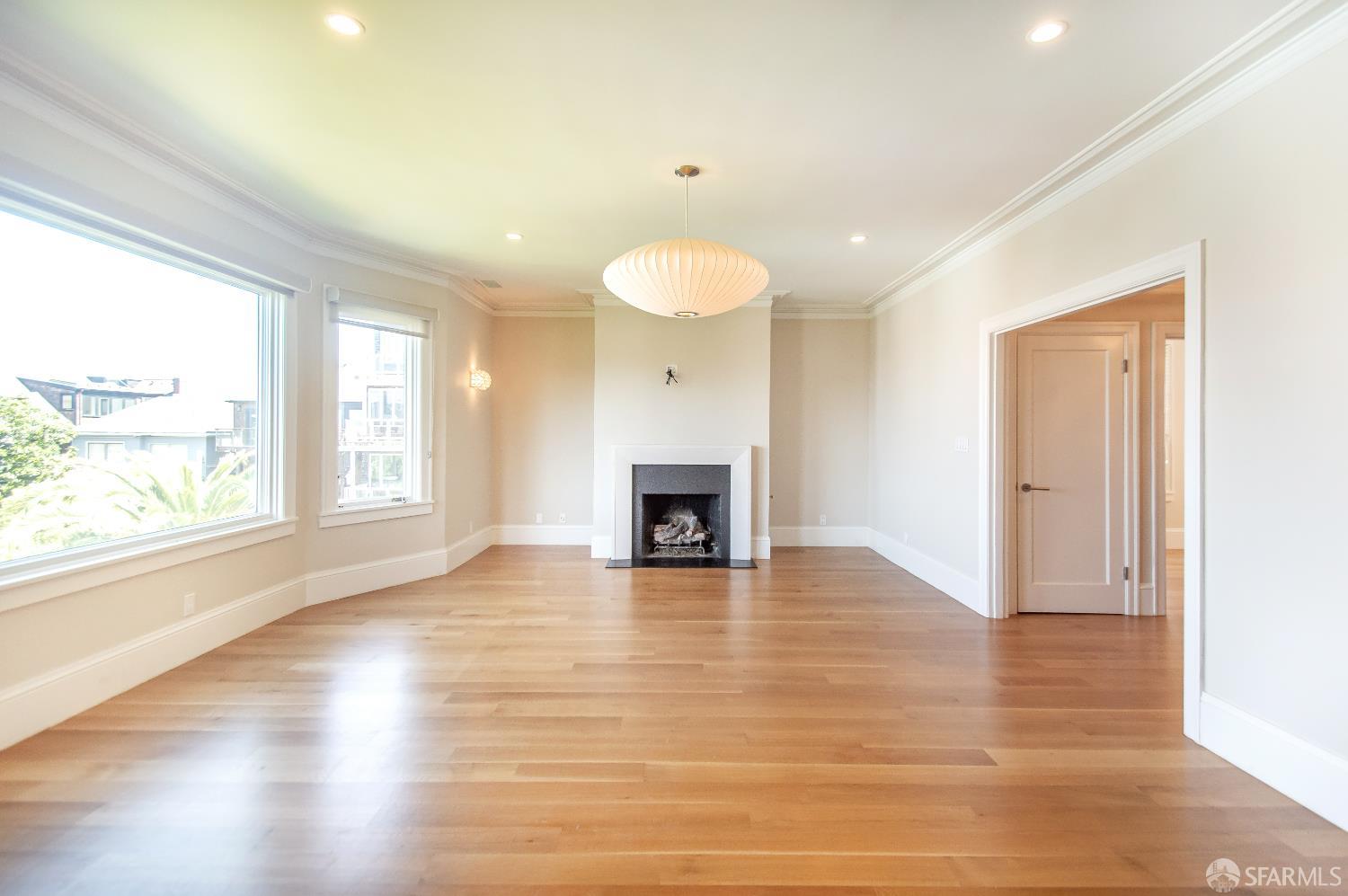 2740 Union Street San Francisco, CA 94123 - Photo 64 of 87 a view of an empty room with wooden floor and a window