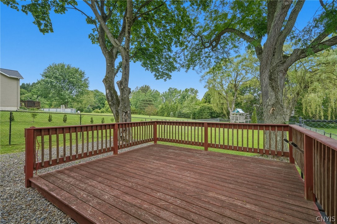 4621 Tucker Road Onondaga, NY 13215 - Photo 32 of 41 Back Deck