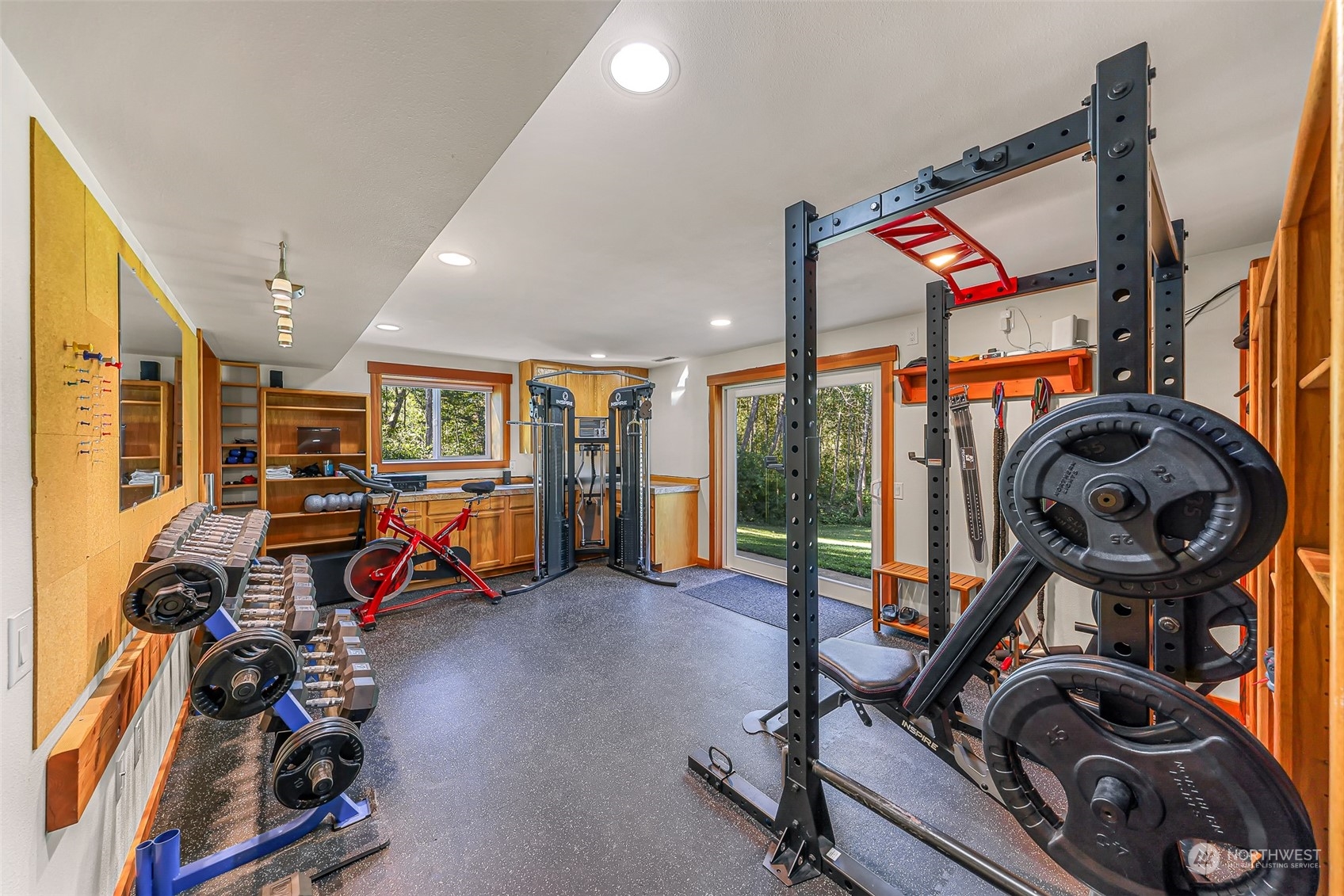2993 Canlin Drive Ferndale, WA 98248 - Photo 28 of 35 a view of a room with gym equipment