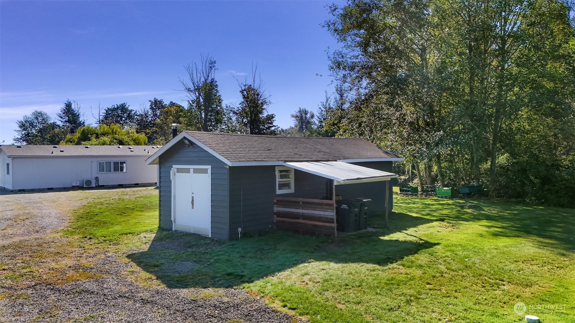 2993 Canlin Drive Ferndale, WA 98248 - Photo 32 of 35 a view of a backyard with a garden