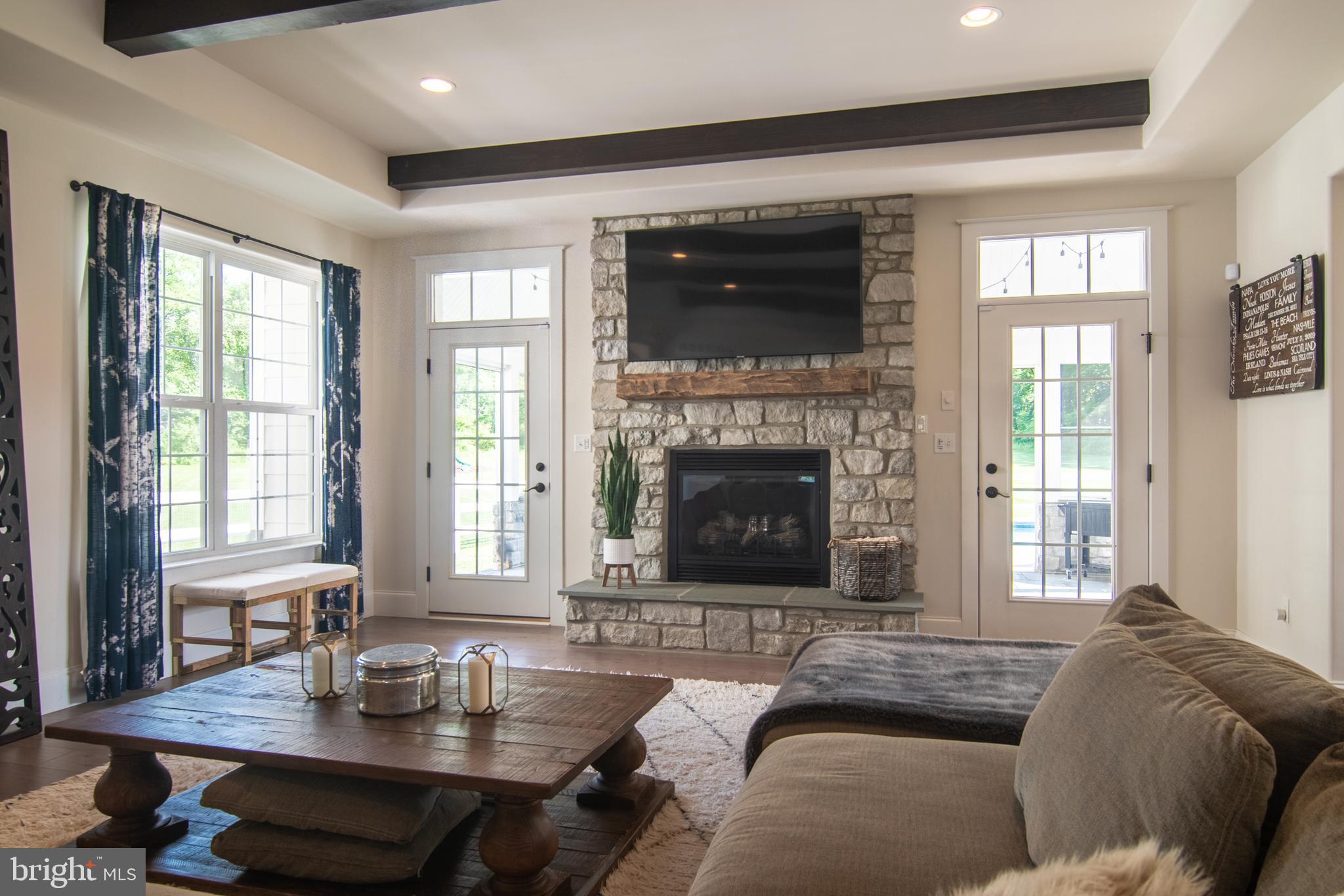 2141 Berks Road Lansdale, PA 19446 - Photo 20 of 51 Family Room With Stone Gas Fireplace