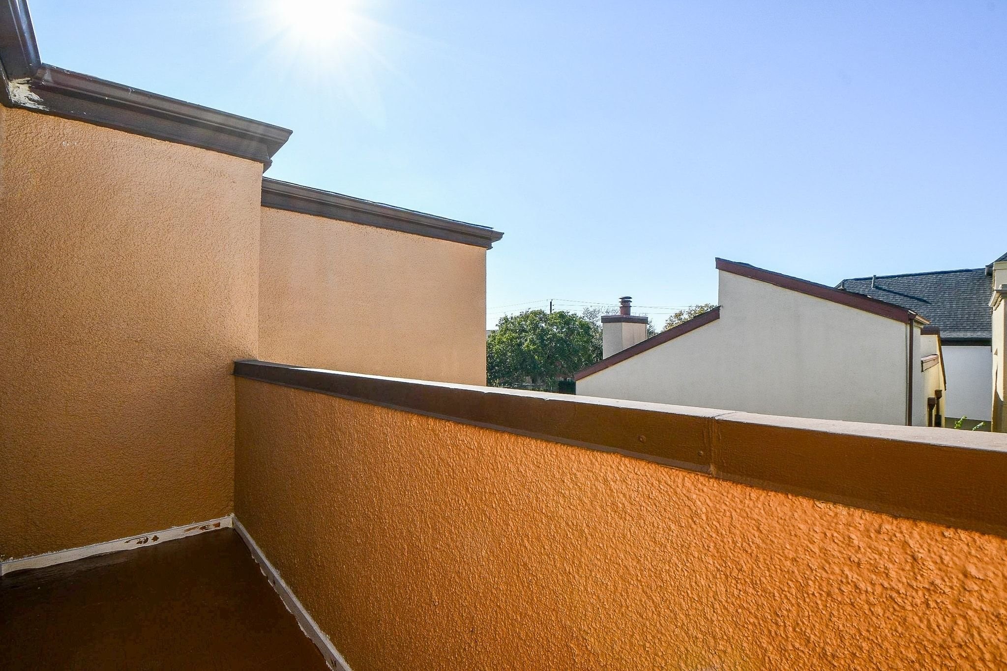 6000 Inwood Drive, Unit 1 Houston, TX 77057 - Photo 28 of 29 a view of balcony with wooden floor