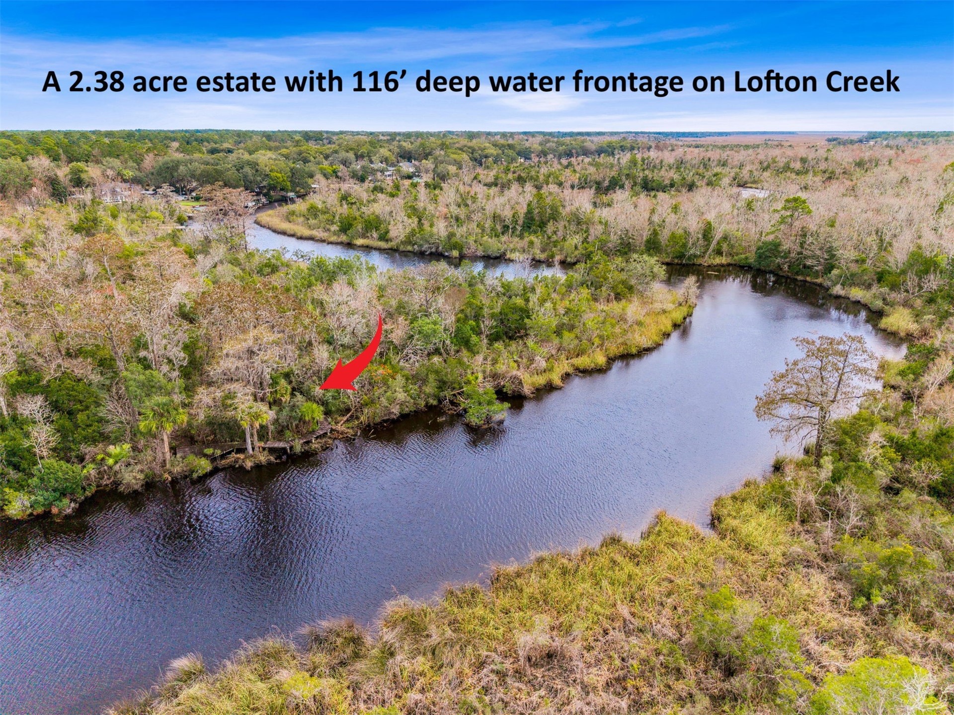 86341 Meadowfield Bluffs Road Yulee, FL 32097 - Photo 3 of 68 Located on a 2.38 acre estate directly on Lofton Creek...