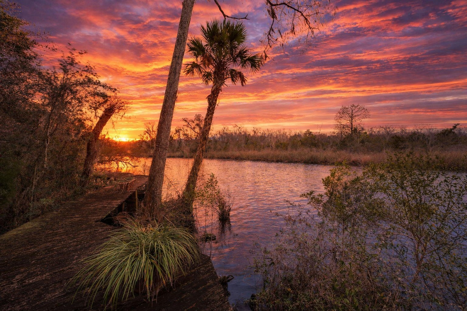 86341 Meadowfield Bluffs Road Yulee, FL 32097 - Photo 55 of 68 Facing due west, the sunsets are amazing ...