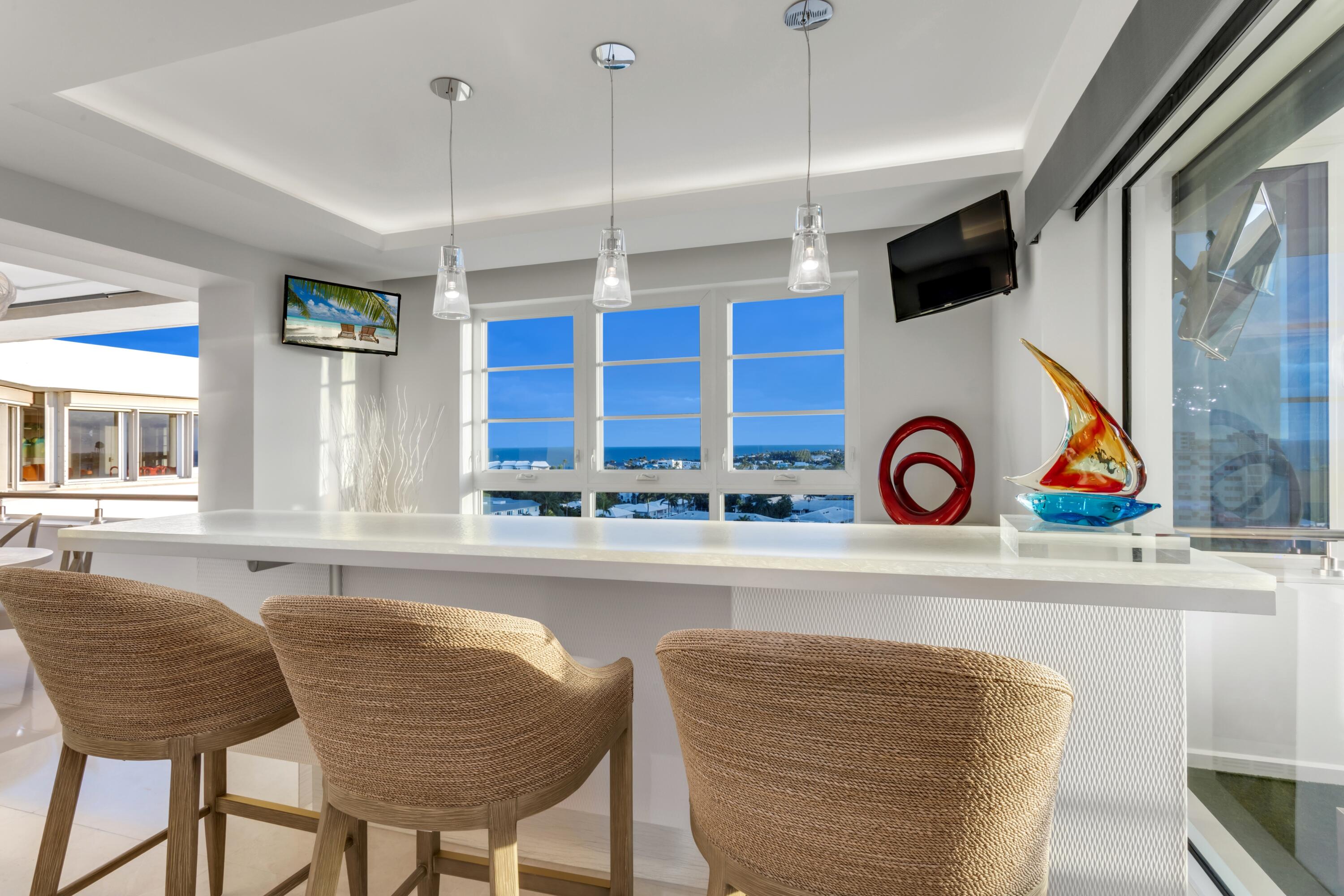 50 E Road, Unit 12G (PENTHOUSE) Delray Beach, FL 33483 - Photo 15 of 75 mls BAR_LOOKING_OUT_EB