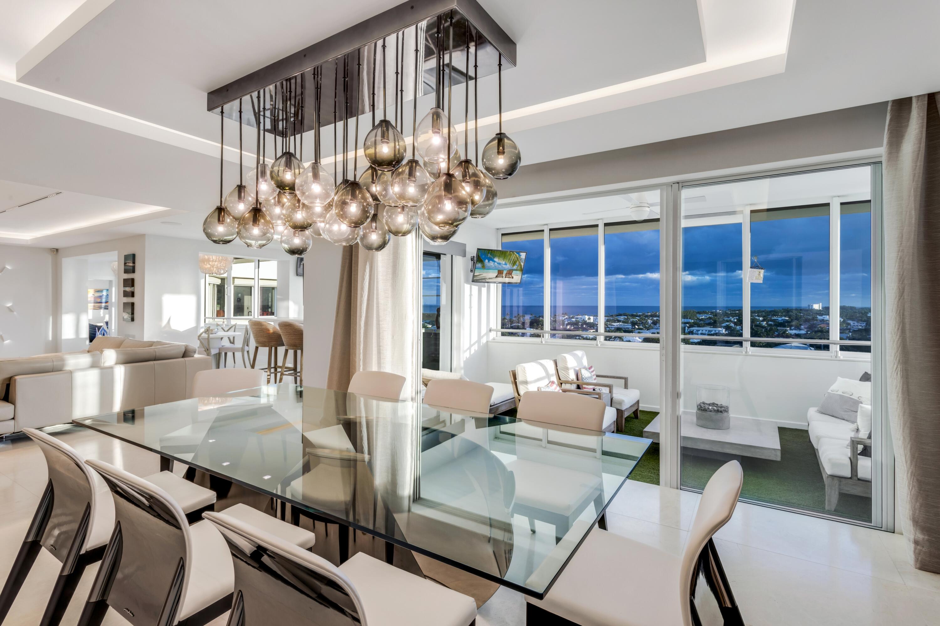 50 E Road, Unit 12G (PENTHOUSE) Delray Beach, FL 33483 - Photo 30 of 75 mls_DINING_TO_SUNROOM_EB