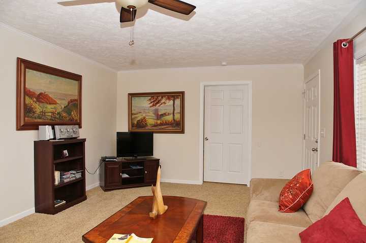 4825 Deer View Road Gretna, VA 24557 - Photo 6 of 23 a living room with furniture and a flat screen tv