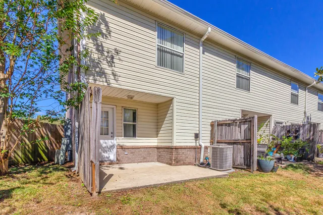 a view of a house with a patio