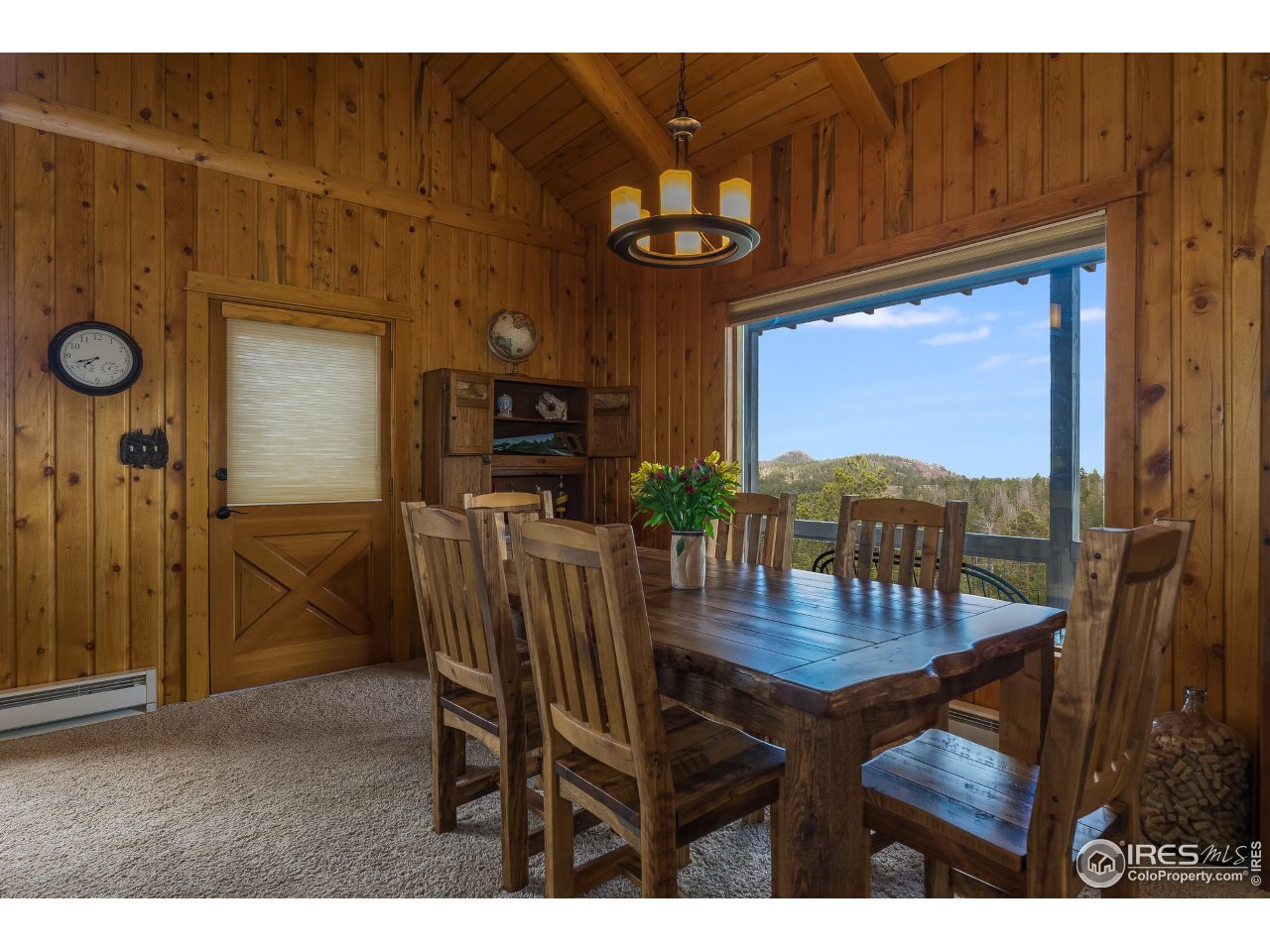 1359 Crow Road Red Feather Lakes, CO 80545 - Photo 11 of 23 Lovely Dining Room with a view.