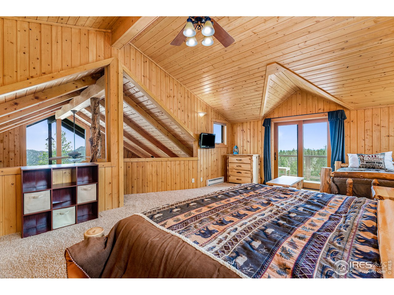 1359 Crow Road Red Feather Lakes, CO 80545 - Photo 15 of 23 Master bedroom in loft.