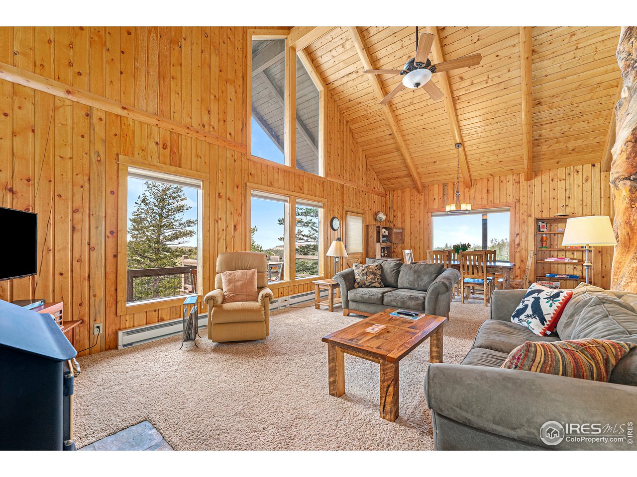 1359 Crow Road Red Feather Lakes, CO 80545 - Photo 6 of 23 Lots of windows for views and natural light.