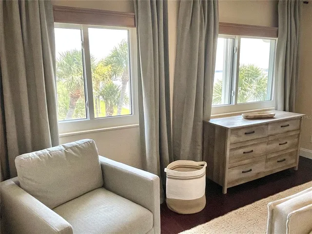 a view of table and window