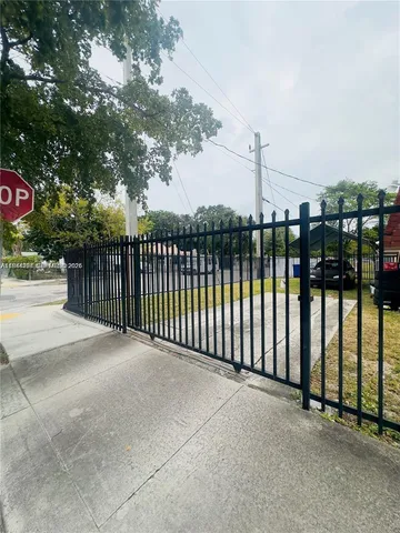 a view of a balcony with city view