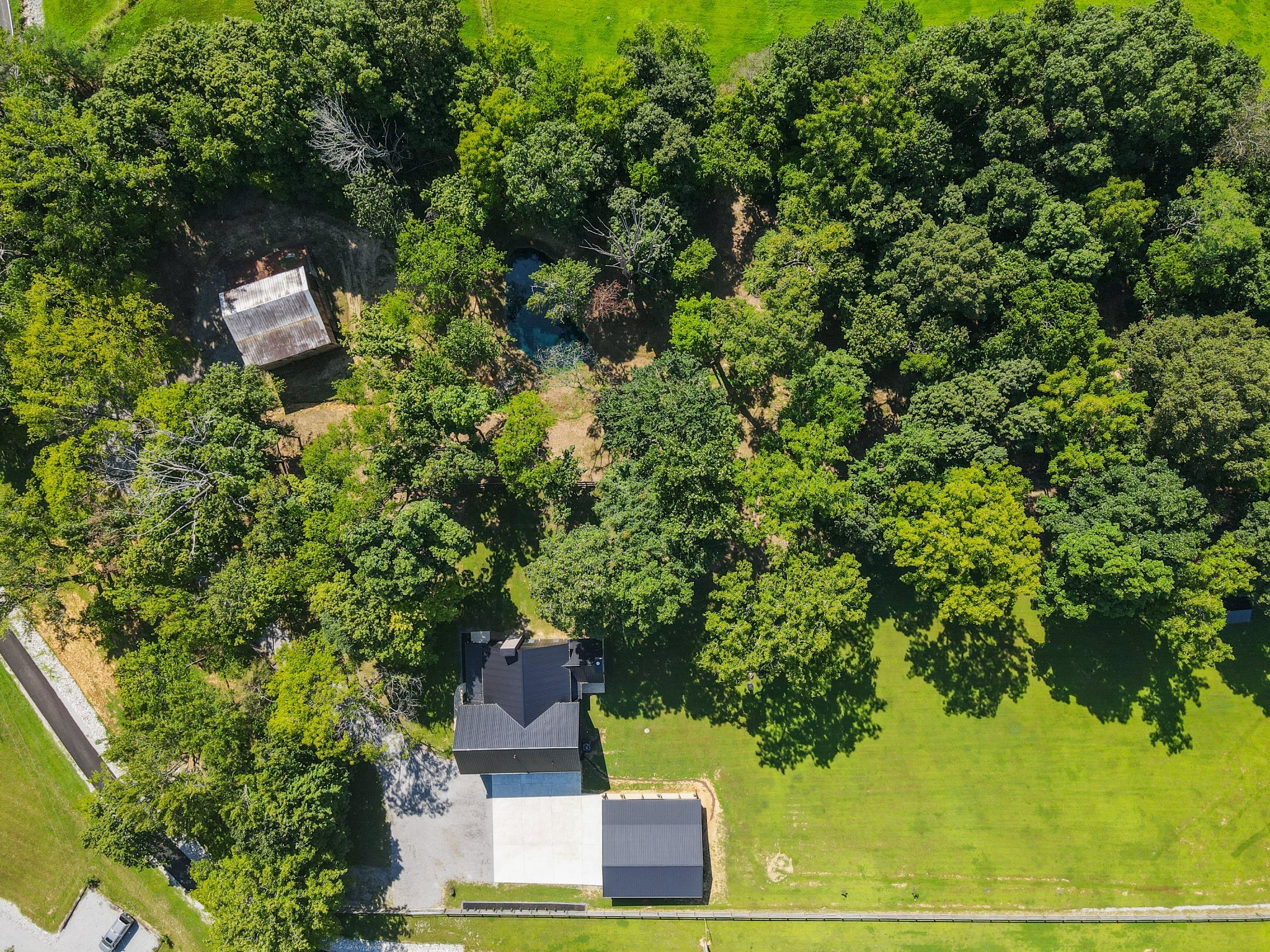 290 Dink Rut Road Portland, TN 37148 - Photo 48 of 66 an aerial view of a house with a yard