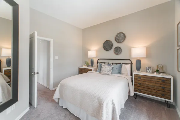 a view of an front door