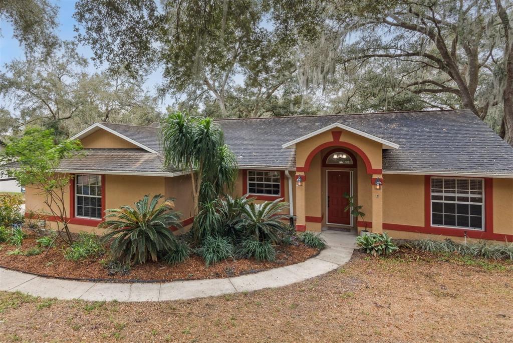 30911 Vista View Mount Dora, FL 32757 - Photo 12 of 54 a front view of house with yard and green space