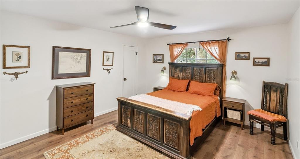 30911 Vista View Mount Dora, FL 32757 - Photo 22 of 54 a bedroom with a bed a dresser and next to a window