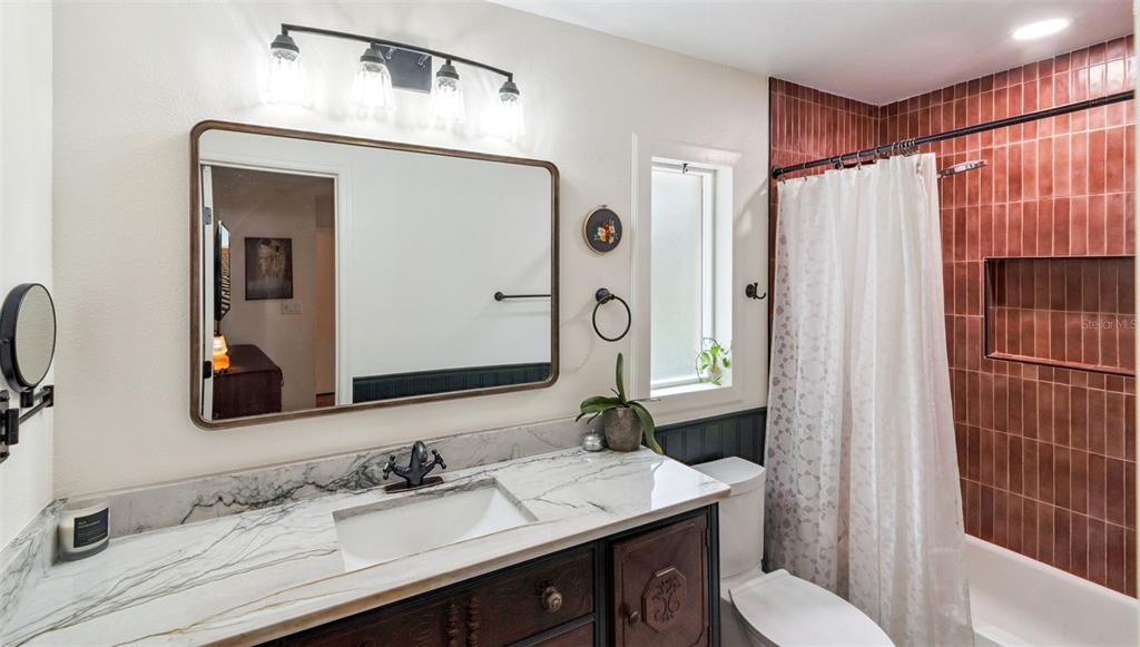 30911 Vista View Mount Dora, FL 32757 - Photo 23 of 54 a bathroom with a sink vanity mirror and toilet