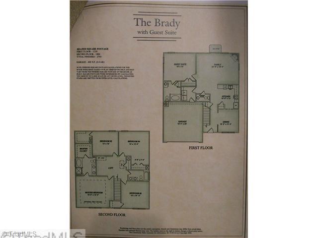 2523 Covington Loop Graham, NC 27253 - Photo 15 of 15 1st Floor Plan.