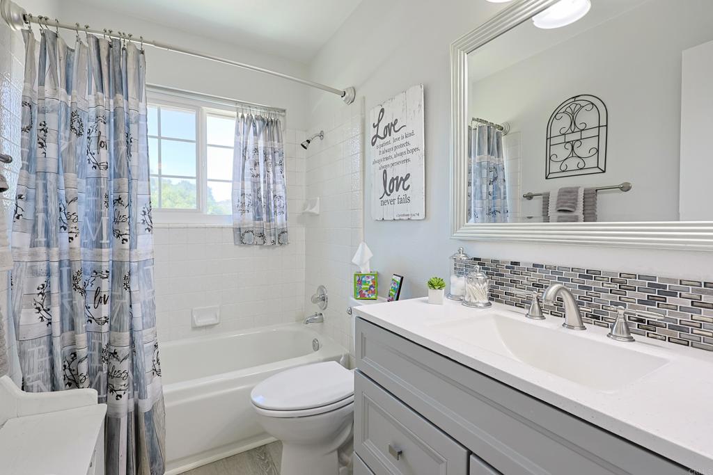 740 South Grade Road Alpine, CA 91901 - Photo 16 of 31 a bathroom with a sink a toilet and a bathtub