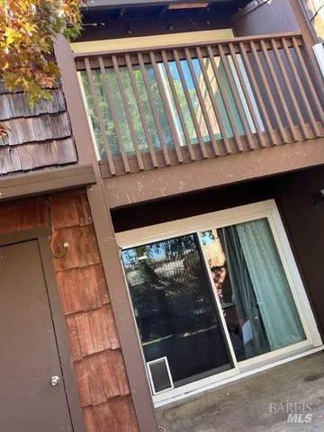 a view of outdoor space with garden and entertaining space