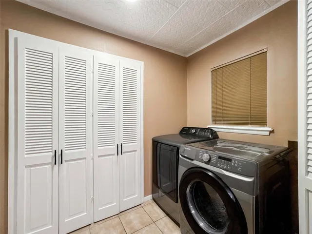 a view of a storage & utility room in a room