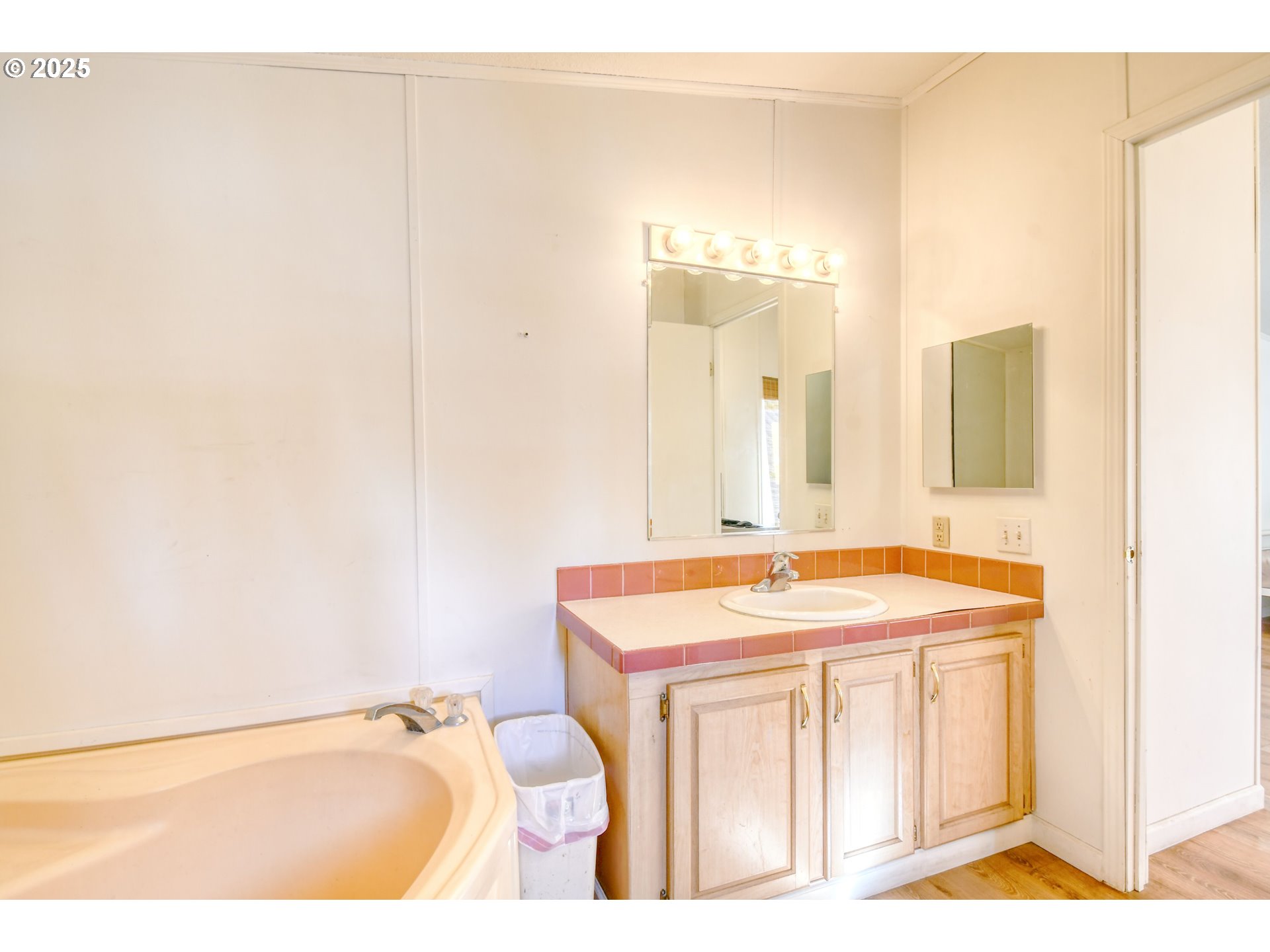 424 East High Street Athena, OR 97813 - Photo 26 of 40 a bathroom with a sink and a mirror