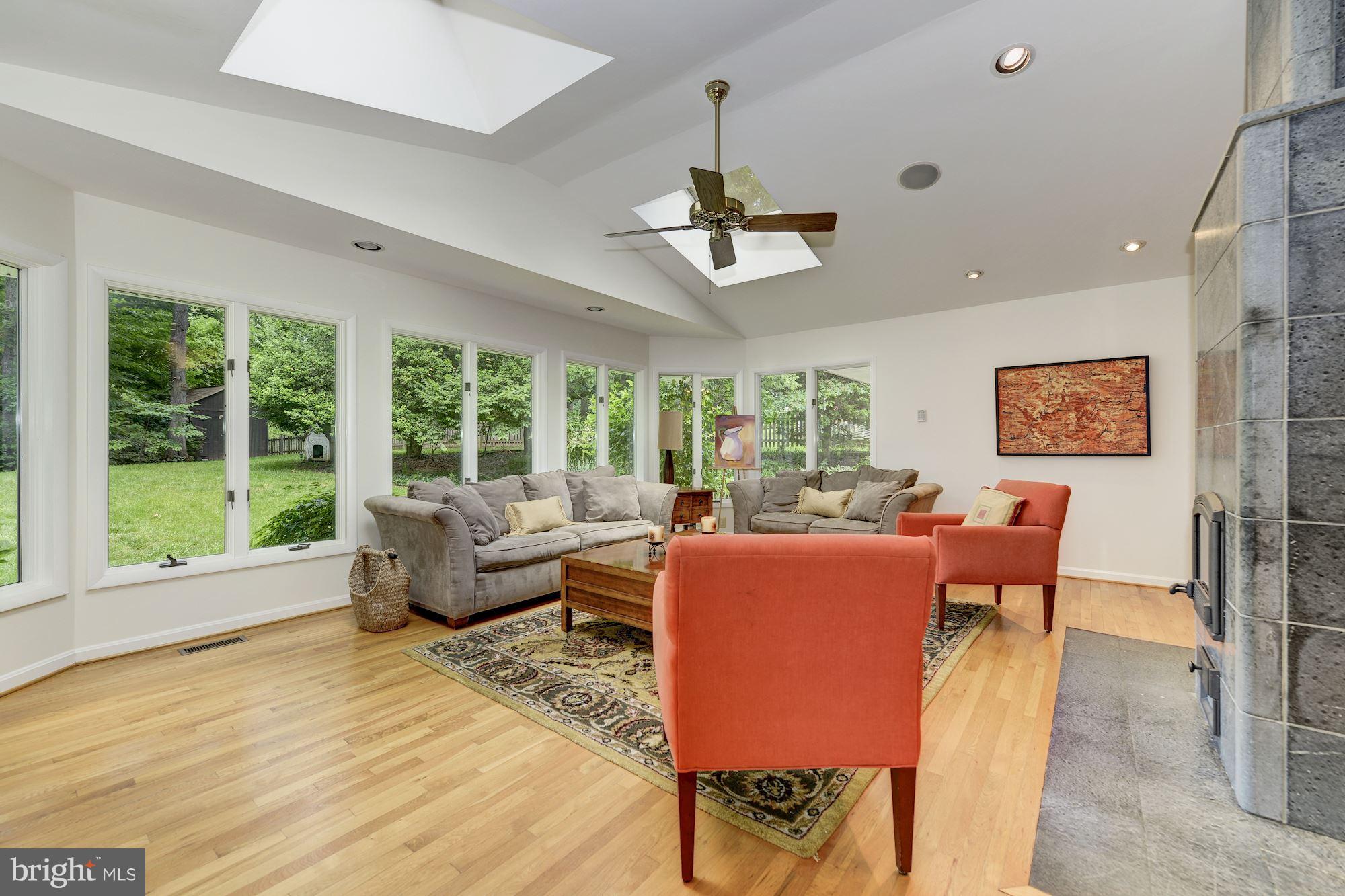 Great Room-Shows Cathedral Ceilings And Skylights