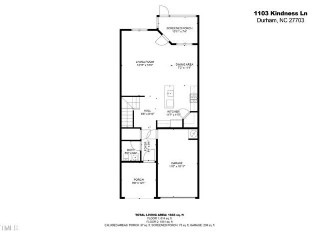 $324,000 | 1103 Kindness Lane, Durham, NC 27703
