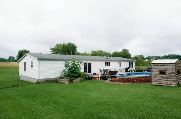 a view of a big yard