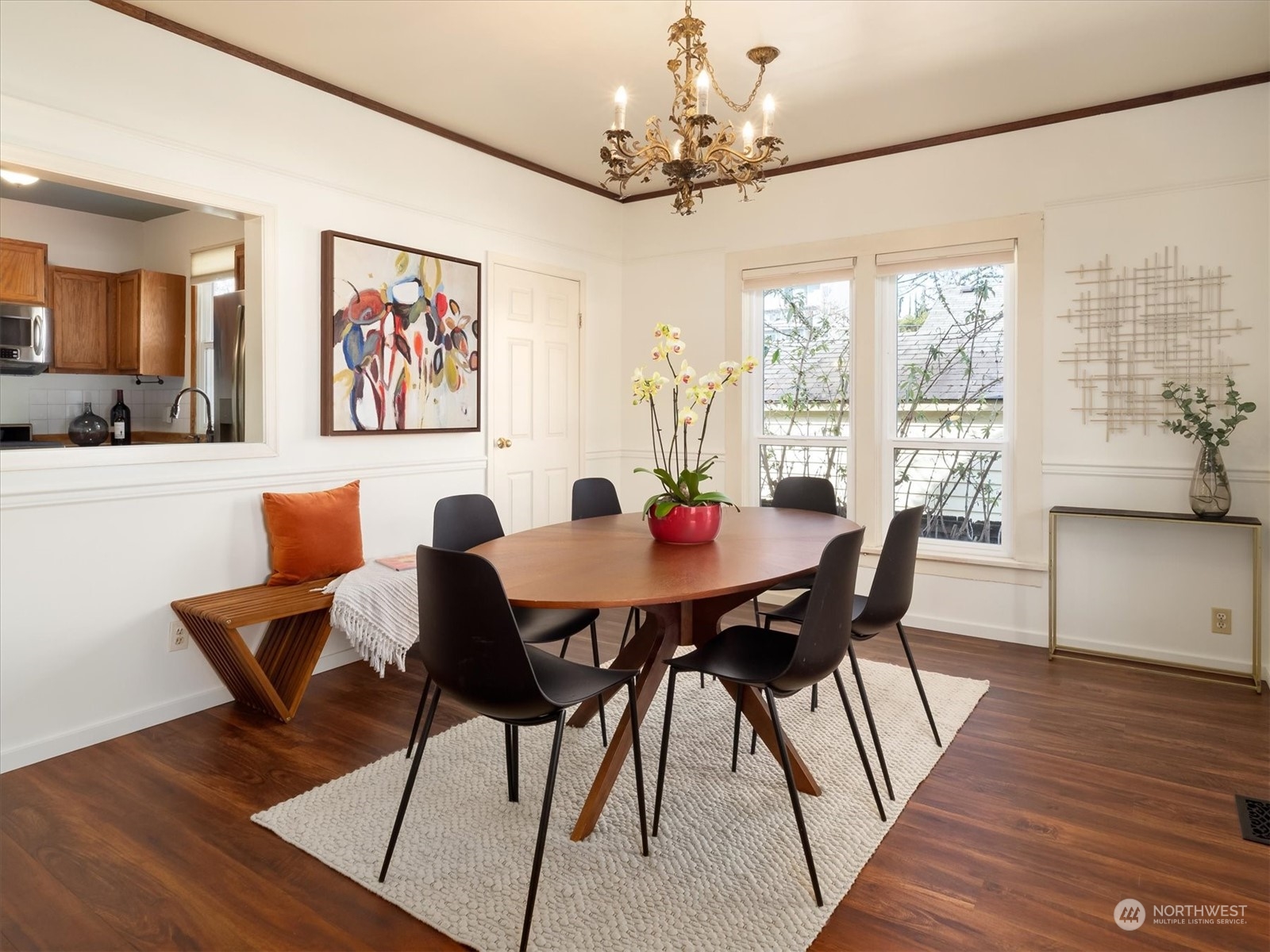 610 Maple Street Edmonds, WA 98020 - Photo 9 of 36 a view of a dining room with furniture window and wooden floor