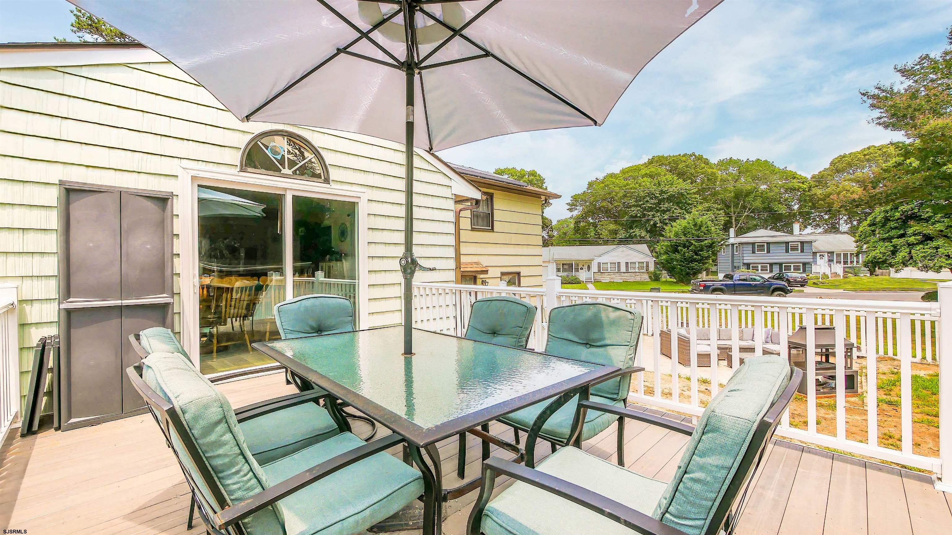 2 Rose Lane Somers Point, NJ 08244 - Photo 30 of 43 a balcony view with table and chairs