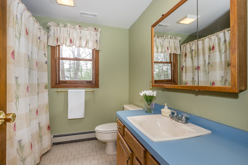 49 Angela Street Canton, MA 02021 - Photo 18 of 25 a bathroom with a sink a toilet and mirror