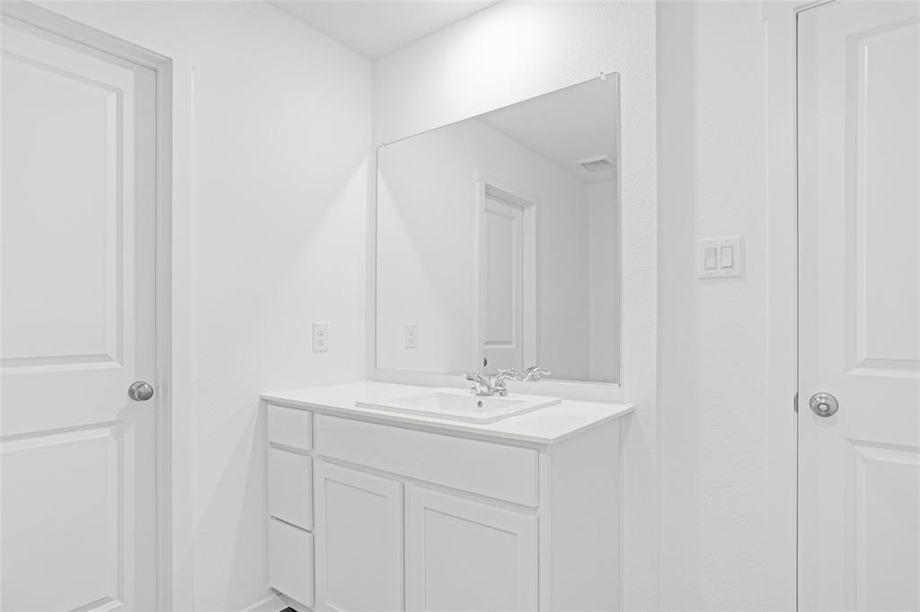 1033 Raintree Road Princeton, TX 75407 - Photo 19 of 26 a bathroom with a sink and a mirror