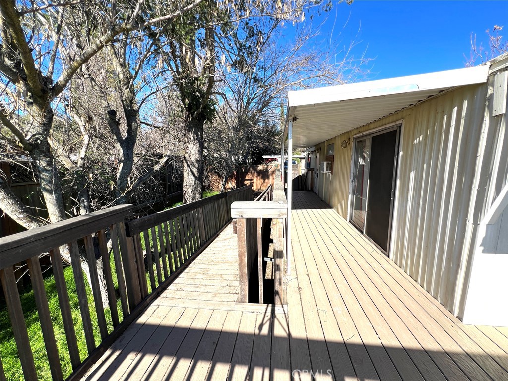 13517 Arrowhead Road Clearlake, CA 95422 - Photo 11 of 37 a view of balcony with wooden floor
