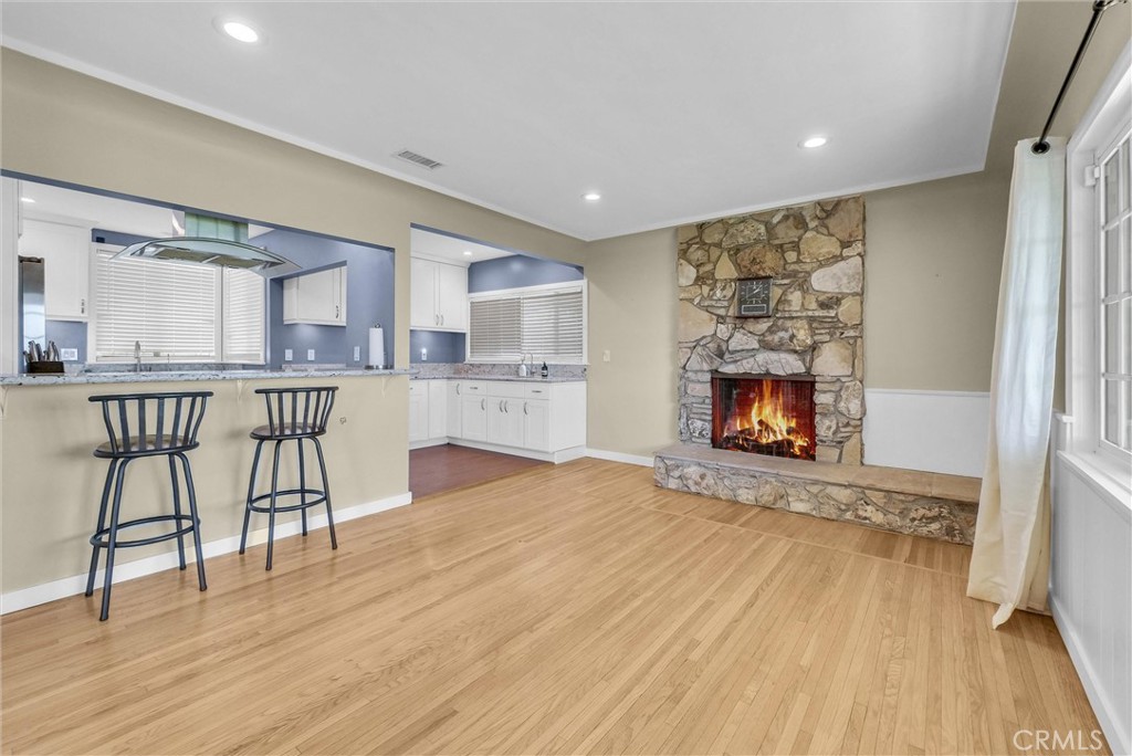 918 Dorothea Road La Habra Heights, CA 90631 - Photo 11 of 42 a view of kitchen with furniture and wooden floor