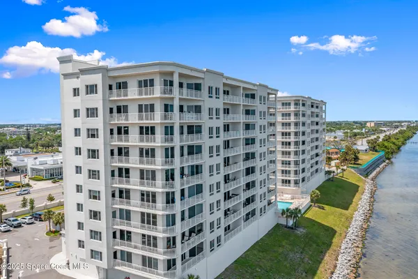 a front view of a building with street view