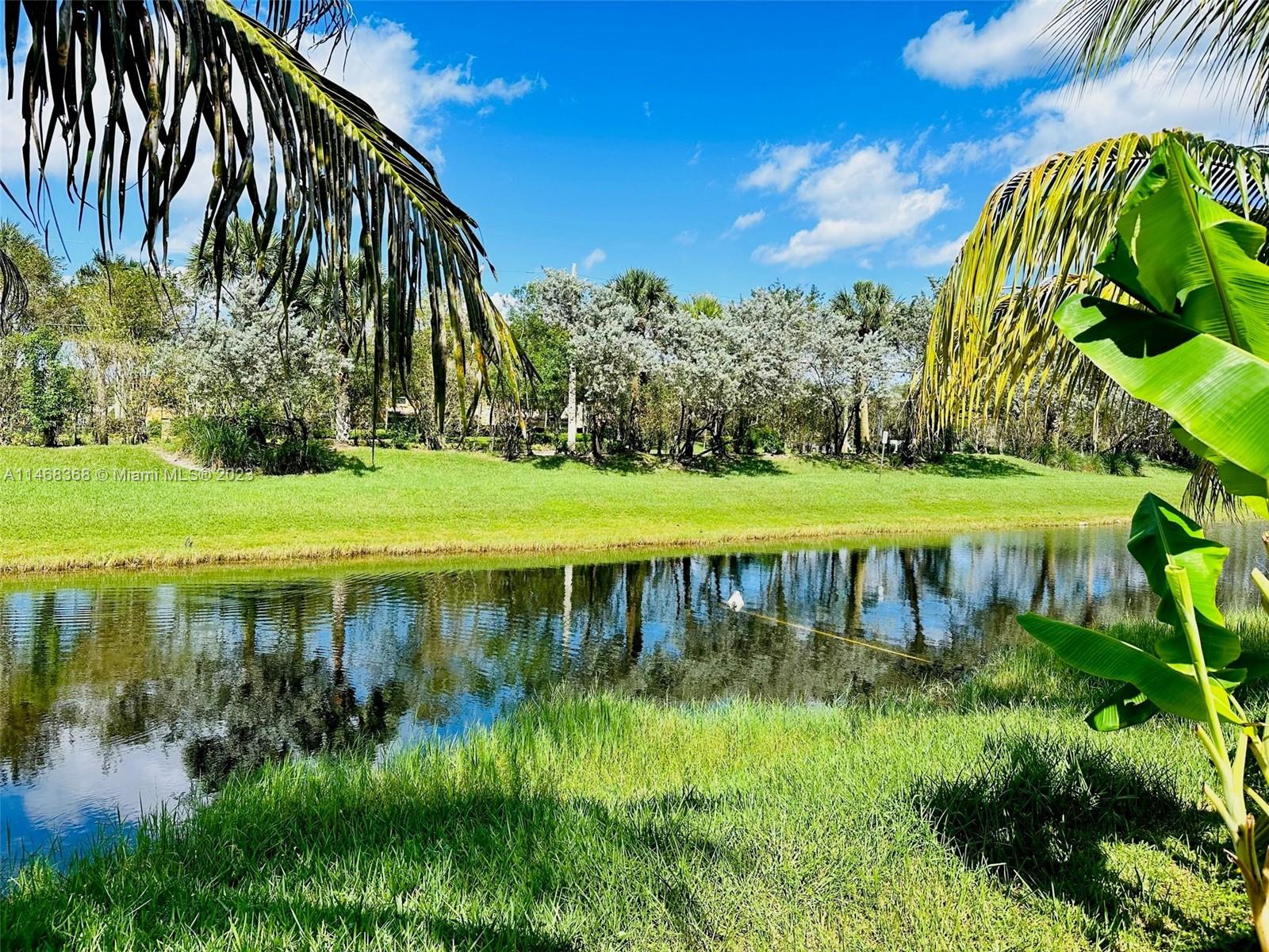 12441 Southwest 1st Street Plantation, FL 33325 - Photo 28 of 37 a view of a lake with a house in the background