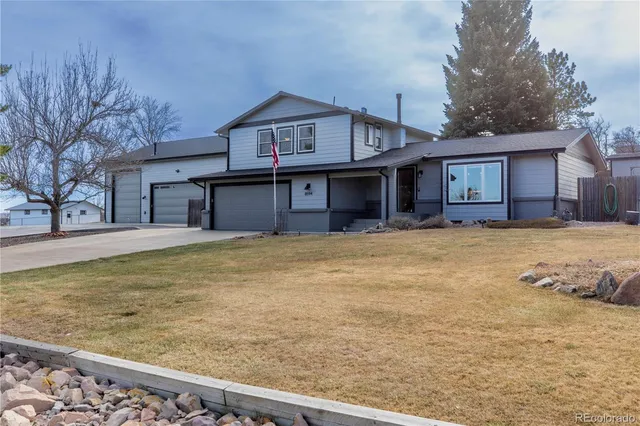 a house view with a outdoor space